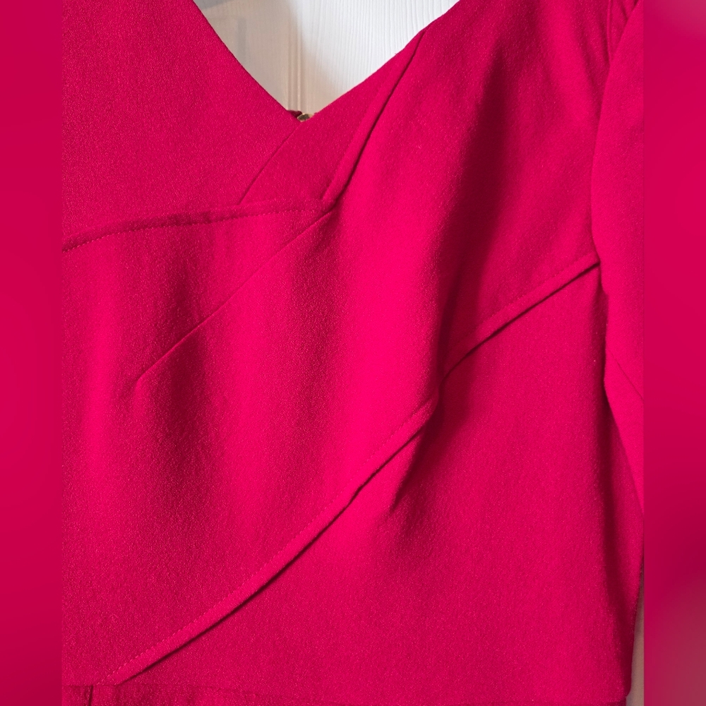 Carlisle Collection Vintage Vibrant Red 3/4‎ Length Sleeve Dress - Picture 6 of 6